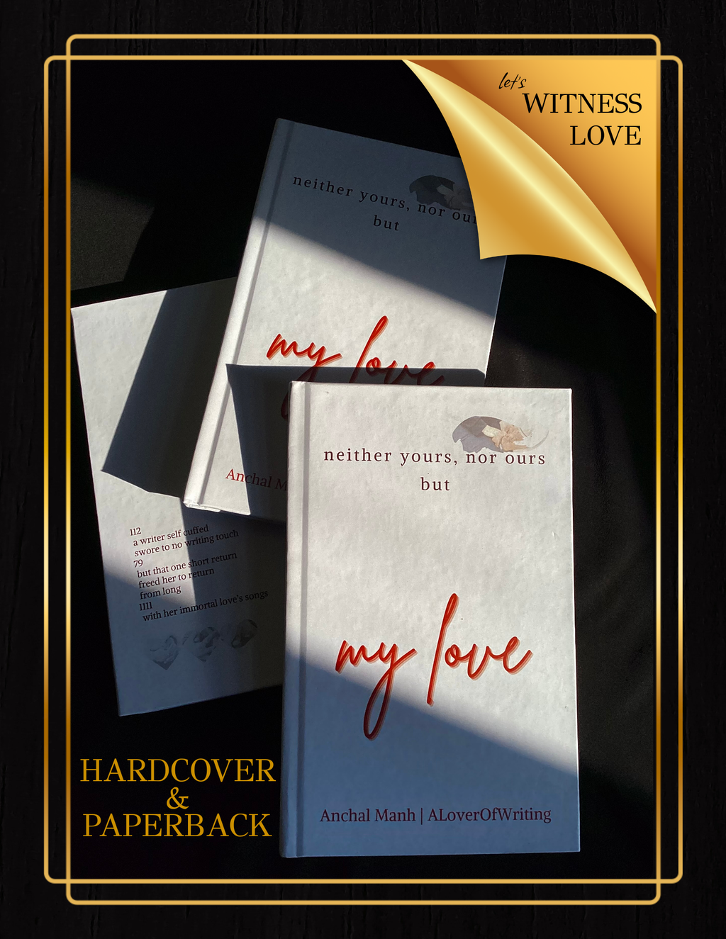 neither yours, nor ours but my love (my love)